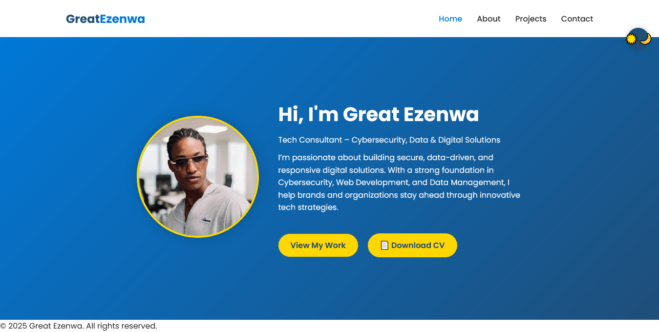 Portfolio Website Project